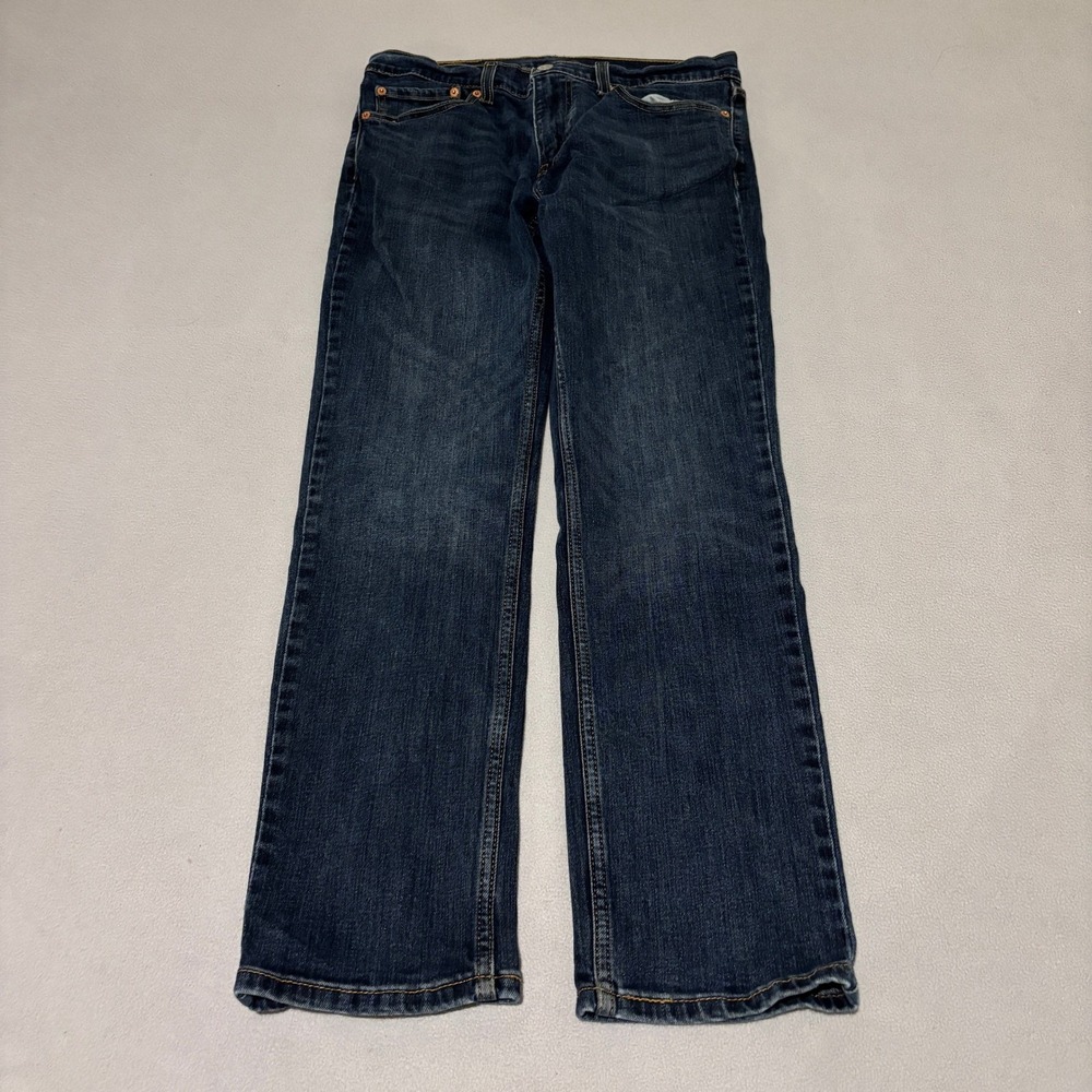 Levis 511 Mens 32x30 Slim Fit Jeans Dark‎ Wash Indigo Denim